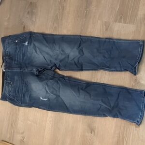 Wit & wisdom distressed jeans size 14